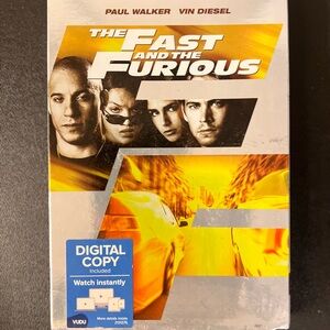 The Fast and the Furious (DVD, 2001) W/Slipcover Paul Walker New Sealed